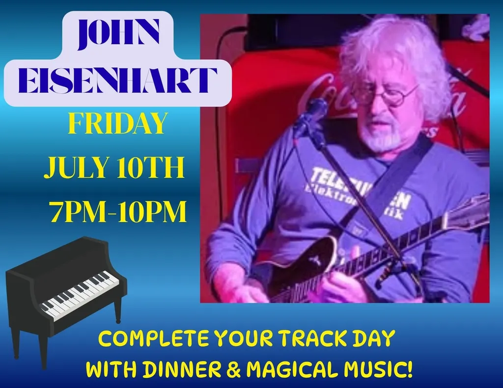 Live Music - John Eisenhart Friday July 10th From 7-10pm