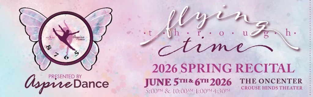 Flying Through Time presented by Aspire Dance