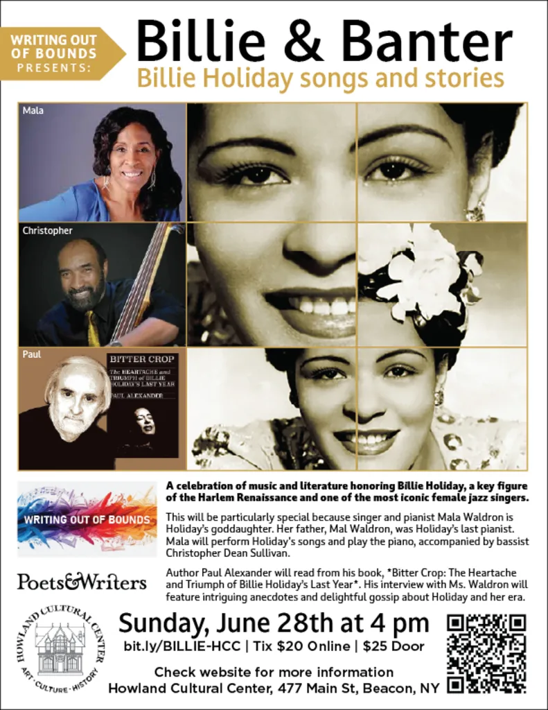 BILLIE & BANTER: Billie Holiday songs and stories