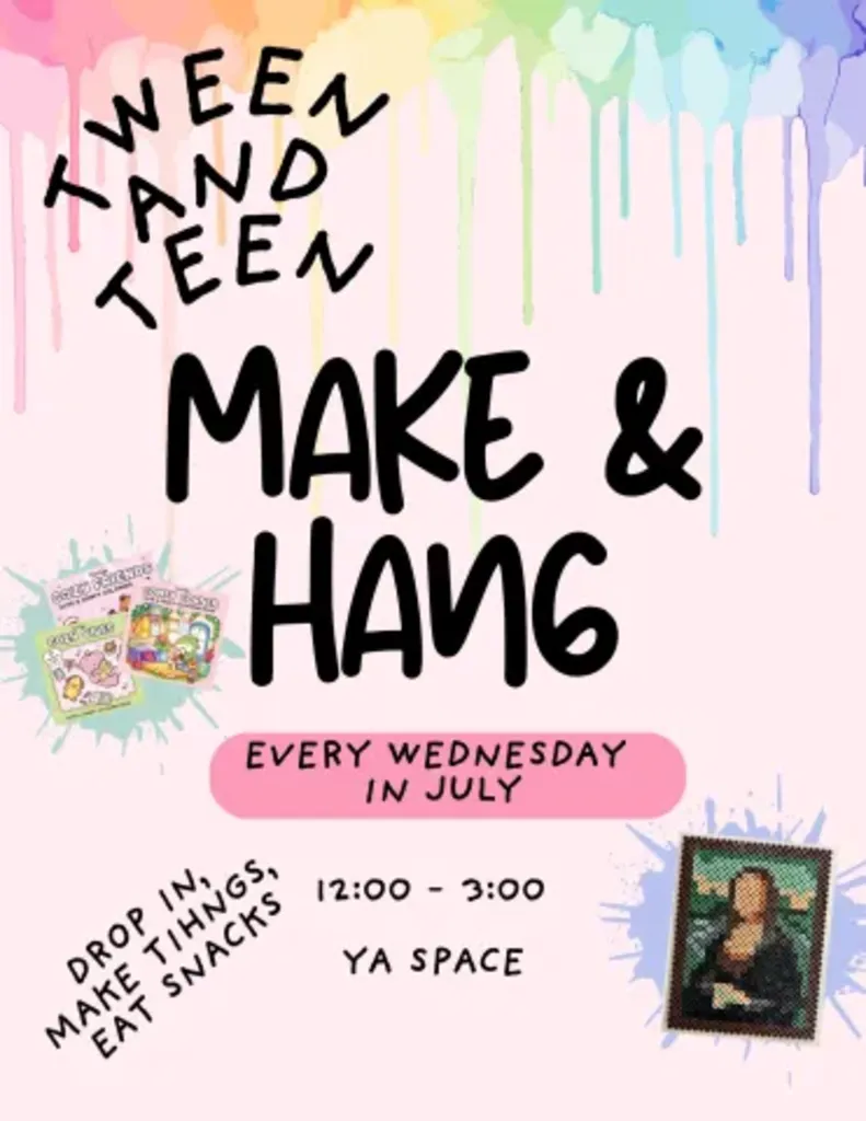 Tween & Teen Summer Reading - Make & Hang Series