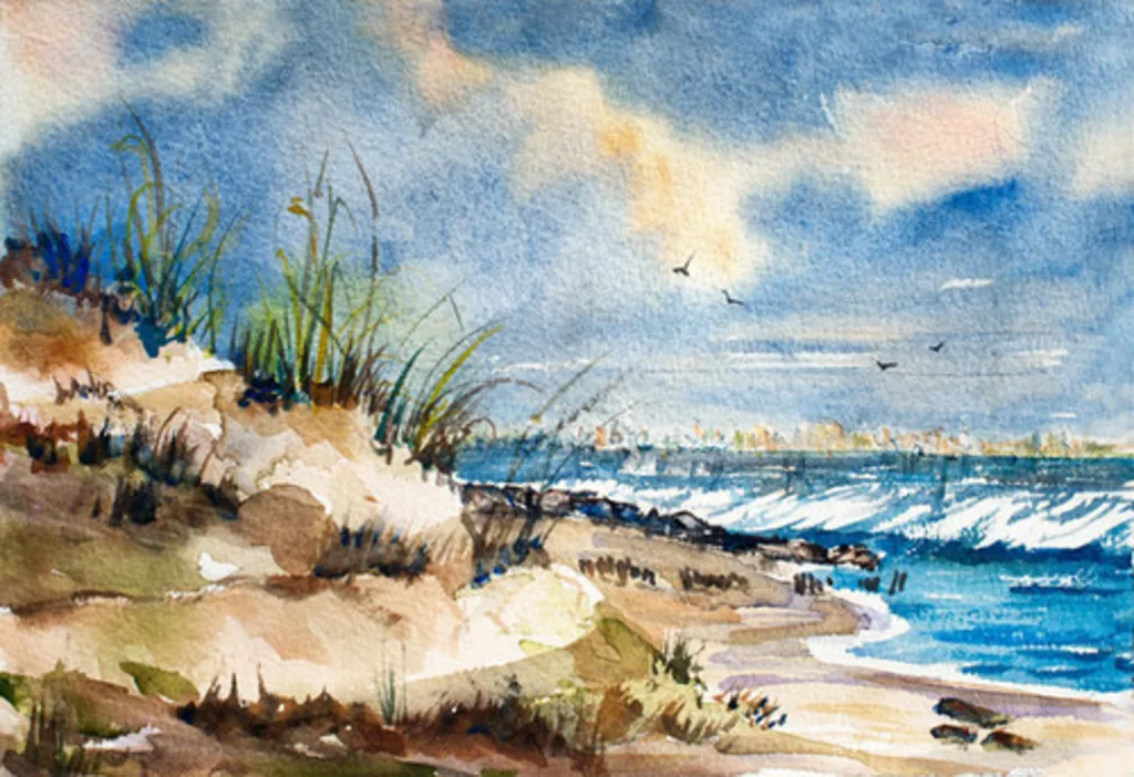Washy Watercolor Workshop, Saturday, July 11, 2-4pm