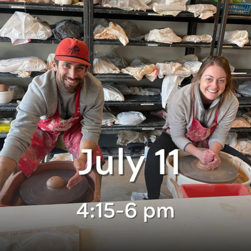 Try It Out Pottery Class - Saturday, July 11, 4:15-6 pm