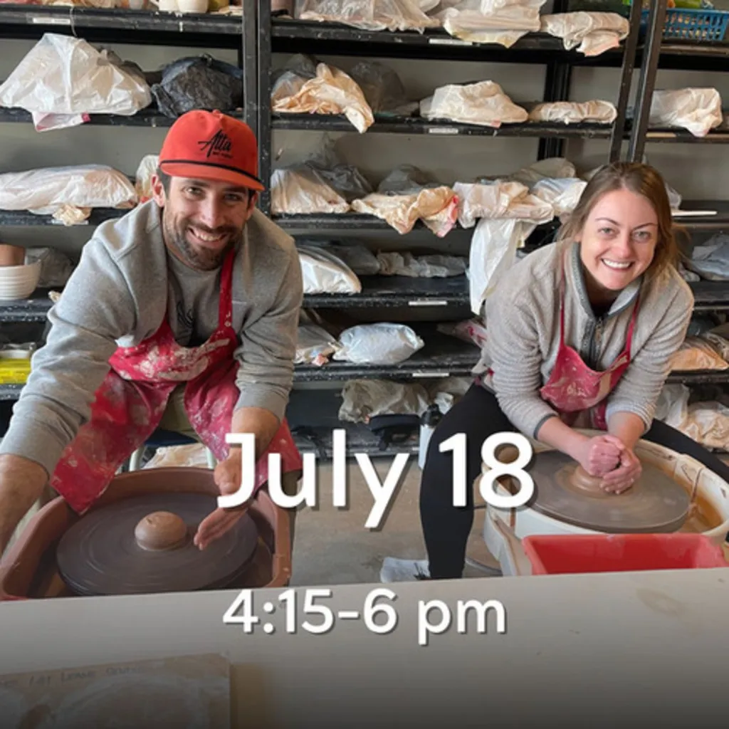 Try It Out Pottery Class - Saturday, July 18, 4:15-6 pm