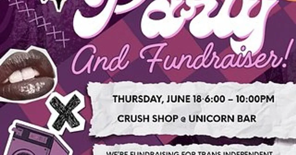 Crush Pleasure Shop X Stitches Come Out: Pride Party & Fundraiser!