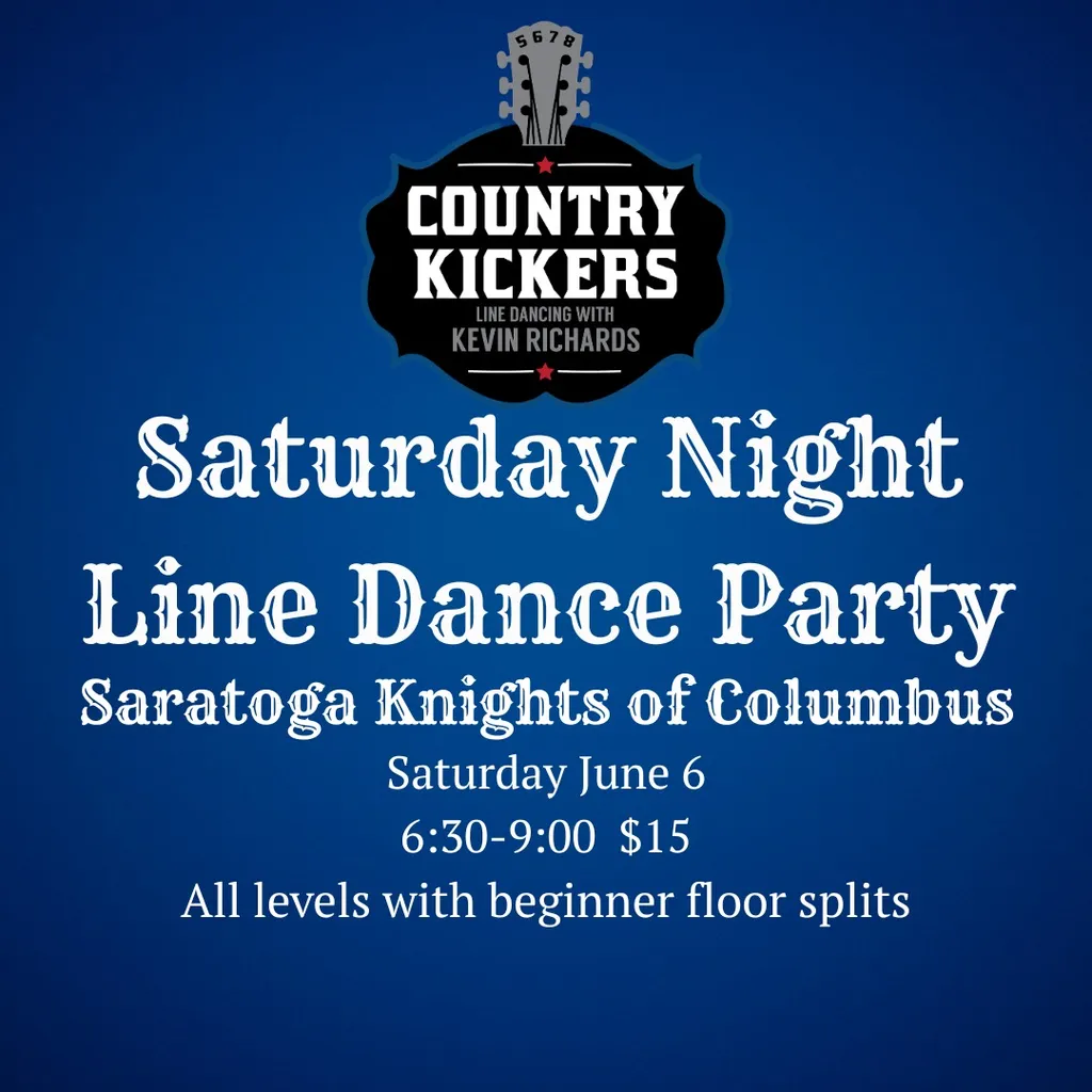 Saturday Night Line Dance Party - Saratoga Knights Of Columbus