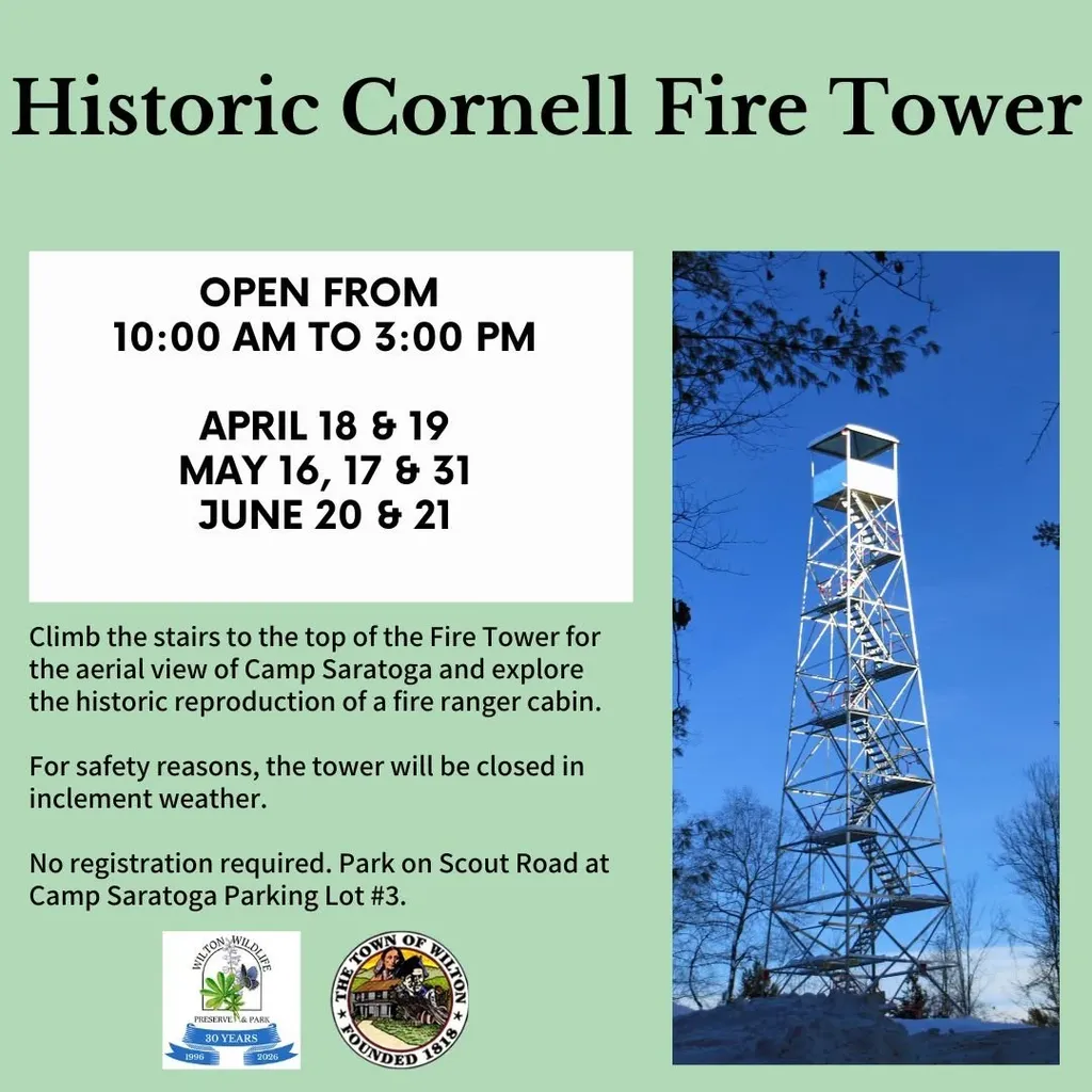 Historic Cornell Hill Fire Tower Open