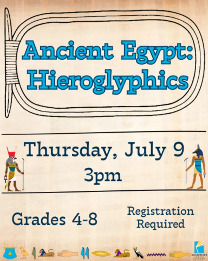 Ancient Egypt: Hieroglyphics
