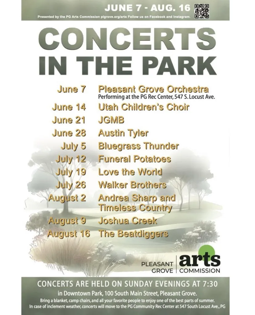 Pleasant Grove Concerts in the Park: Love the World