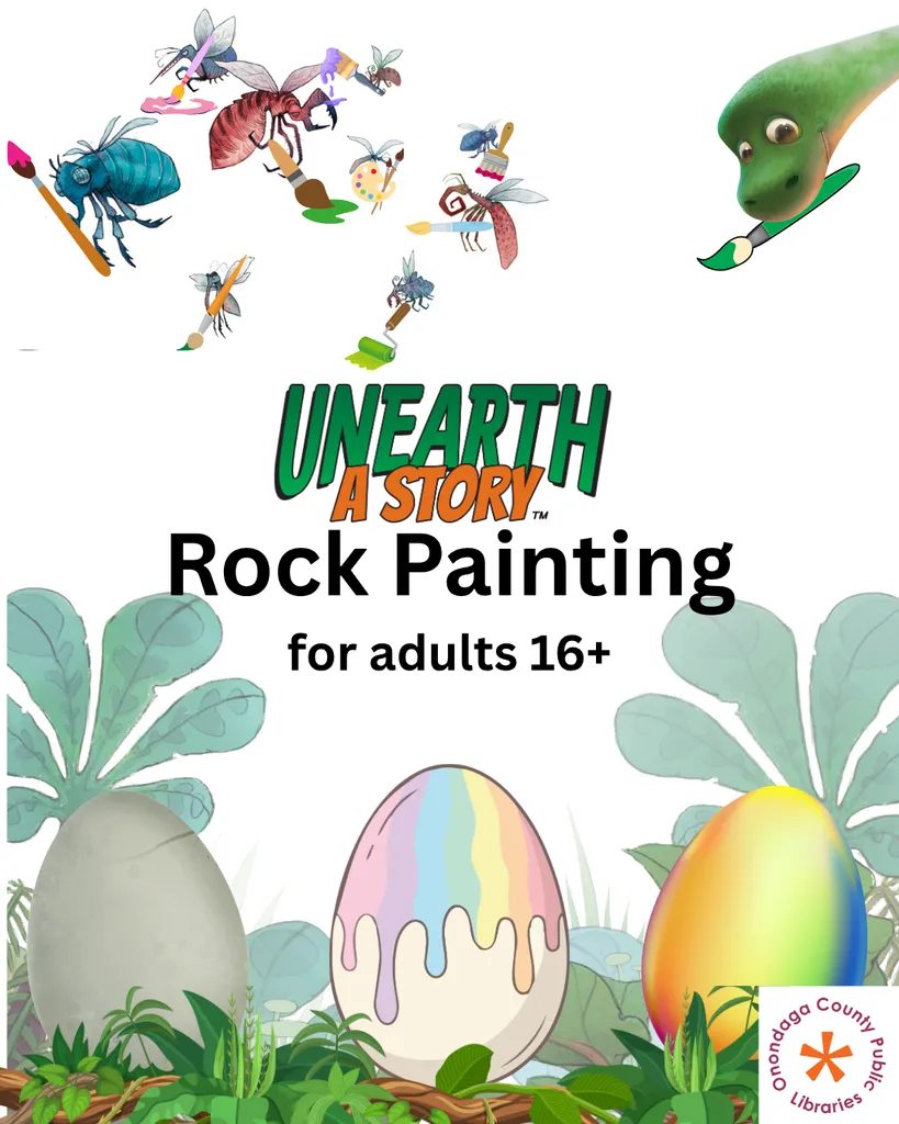 Unearth a Story: Rock Painting for Adults or Families In-Person