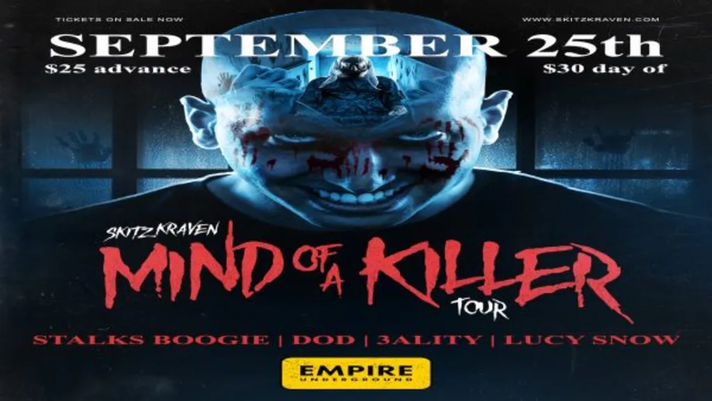 SKITZ KRAVEN – The Mind Of A Killer Tour