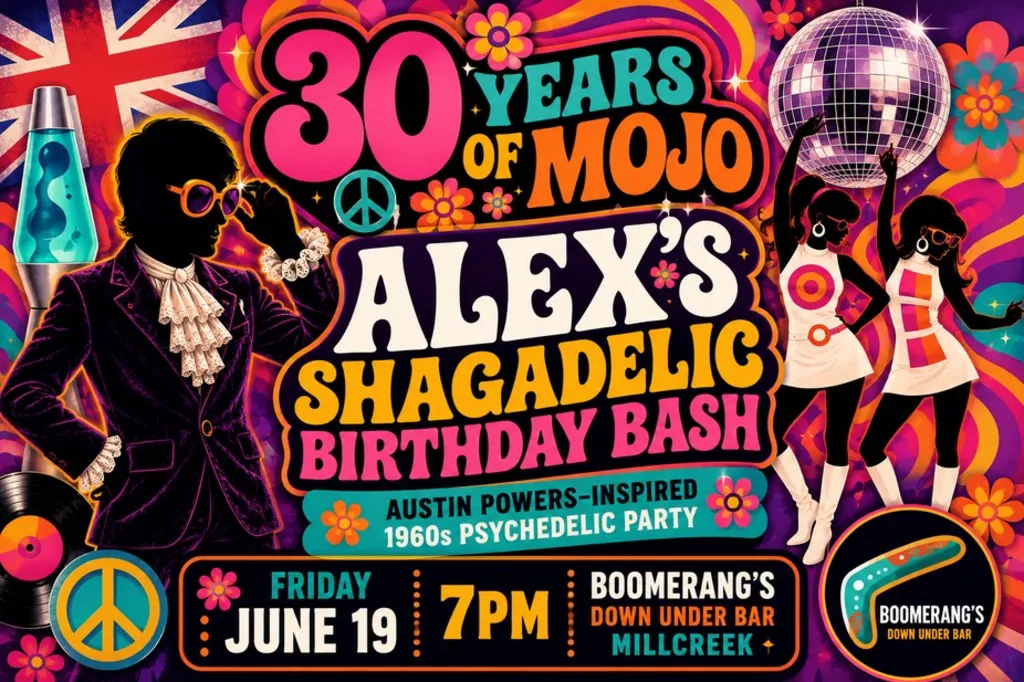 Alex's Shagadelic 30th Birthday Bash ✌️🌈🕺