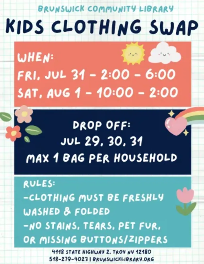 Kids Clothing Swap Summer 2026