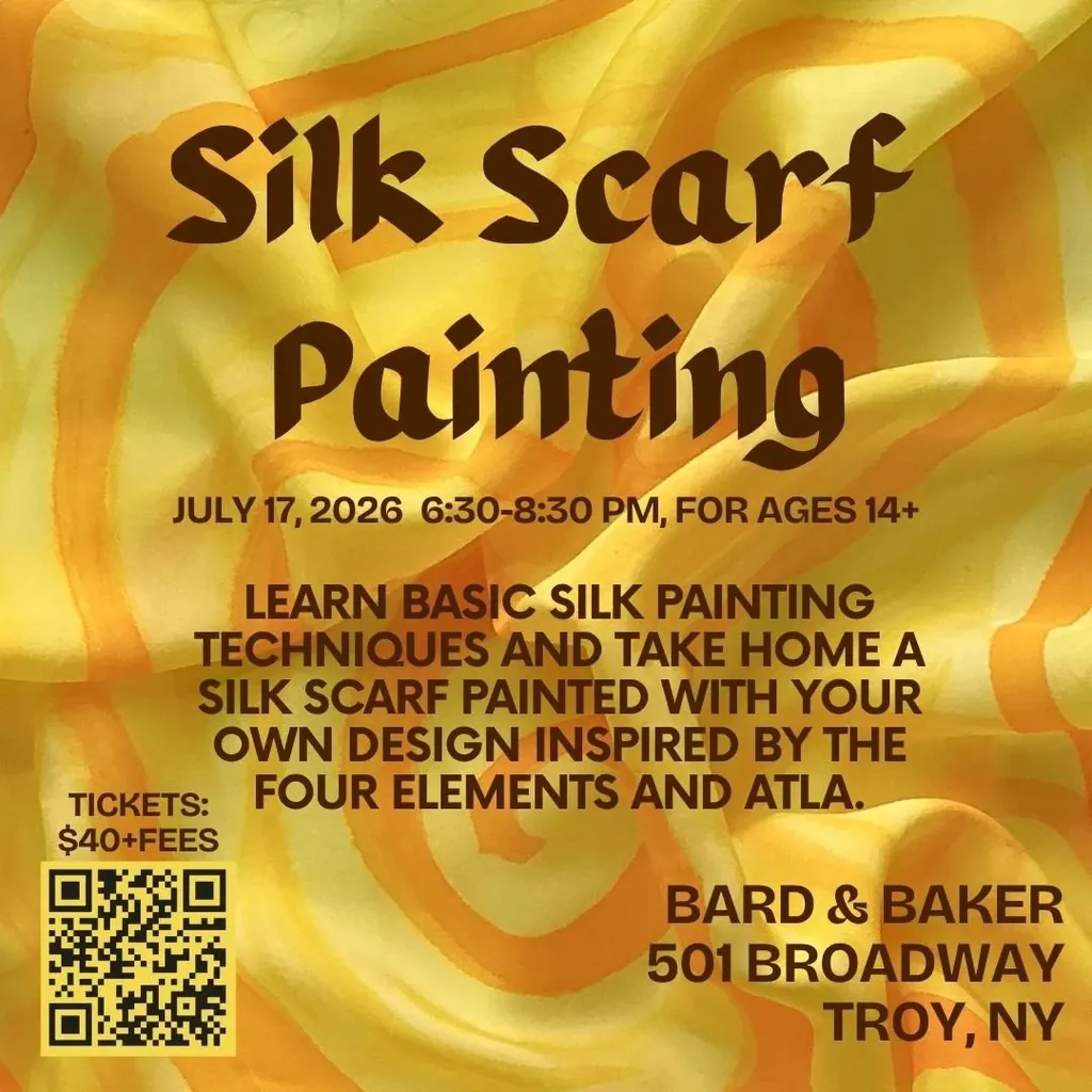 Last Airbender Silk Scarf Painting