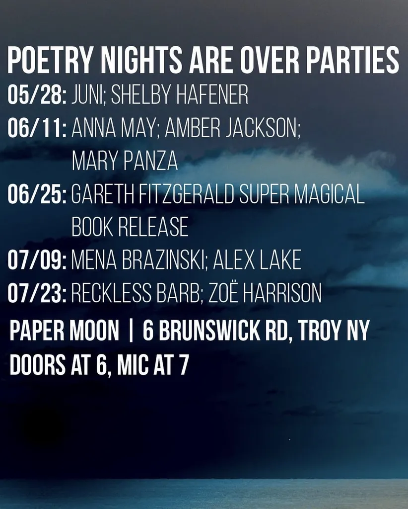 Poetry Nights Are Over Parties: Mena Brazinski; Alex Lake