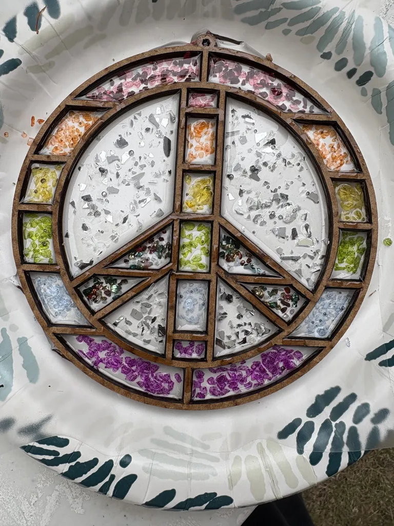 Crushed Glass Class! Pride Peace!