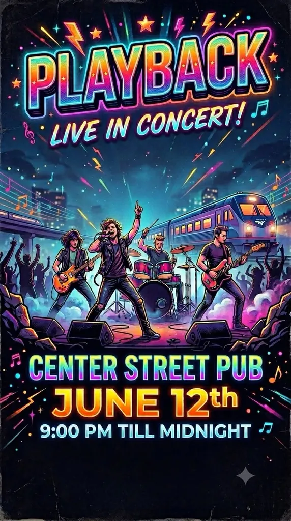 Playback rocks Centre Street Pub!