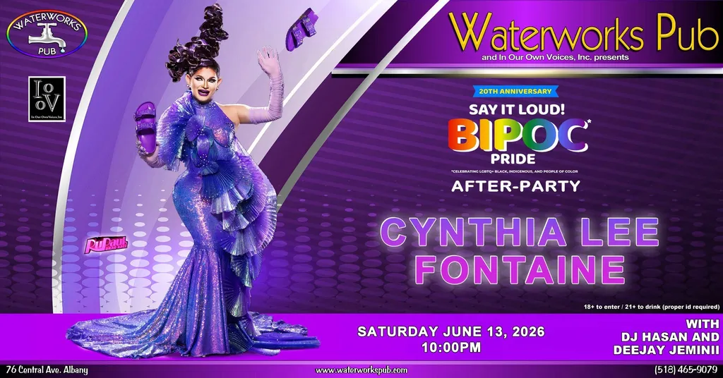 Cynthia Lee Fontaine @ Waterworks Pub - BIPOC* Pride Official After Party
