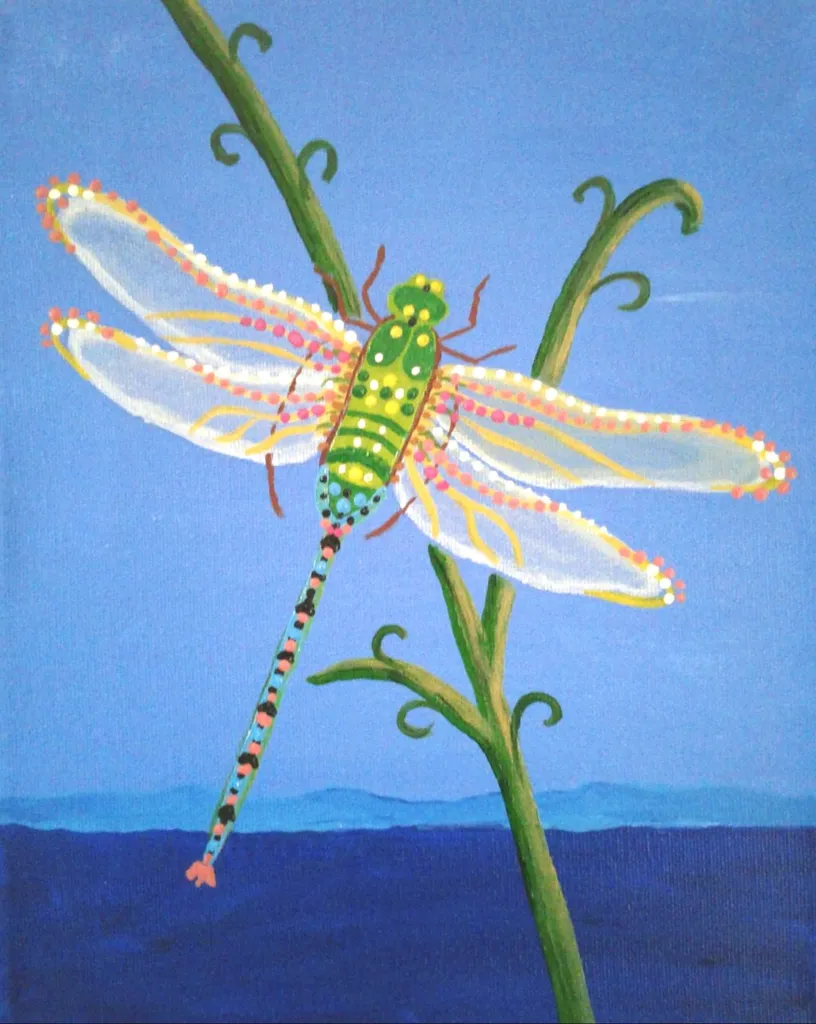 Whimsical Dragonfly Acrylic Painting Workshop