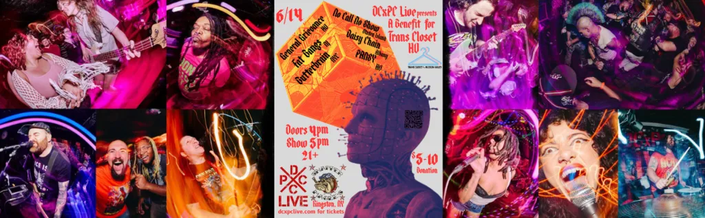 DCxPC Live Benefit for Trans Closet Hudson Valley