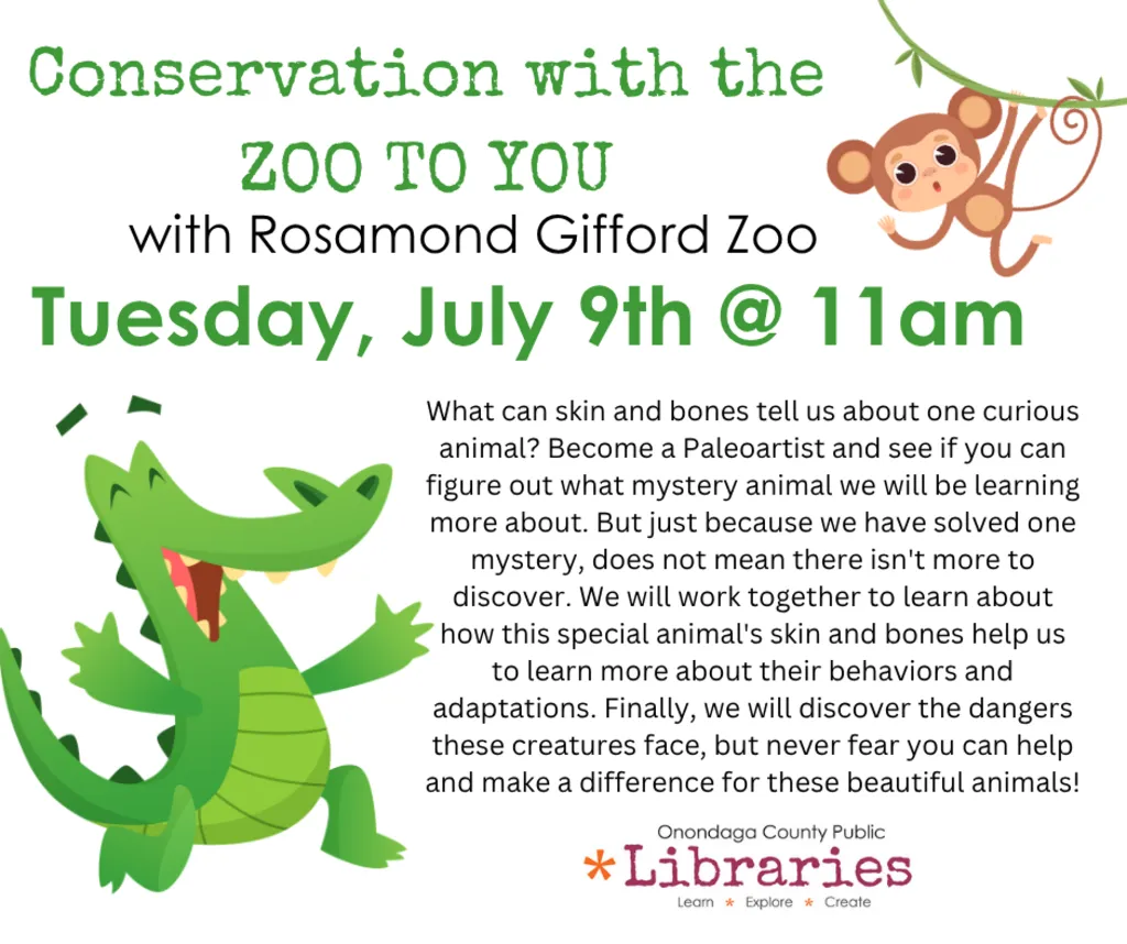 Conservation to You with the Zoo (Summer Reading) @ Paine