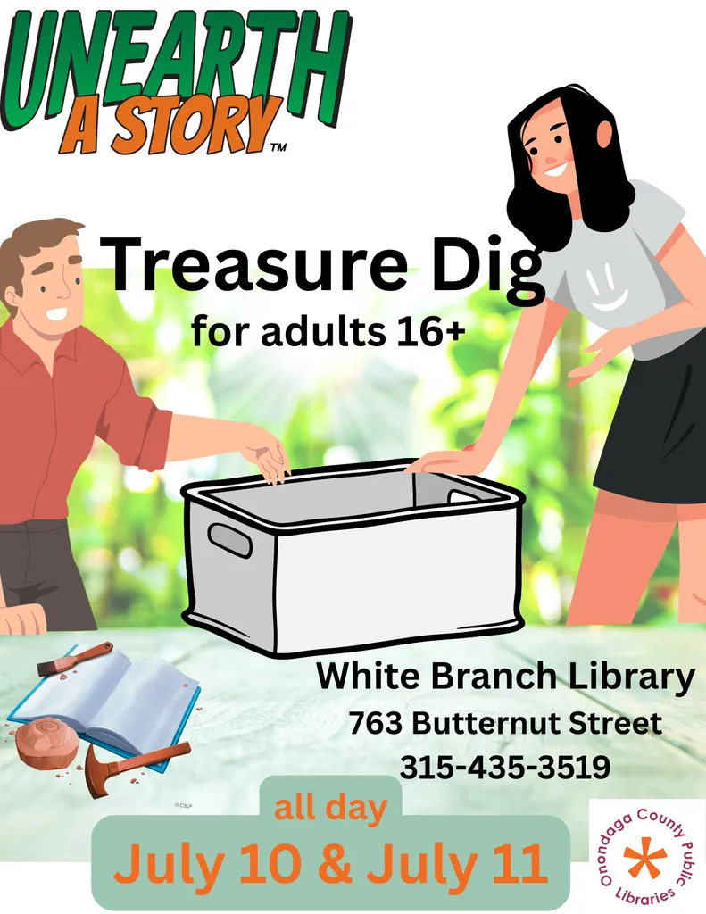 Unearth a Story: Treasure Dig for Adults In-Person