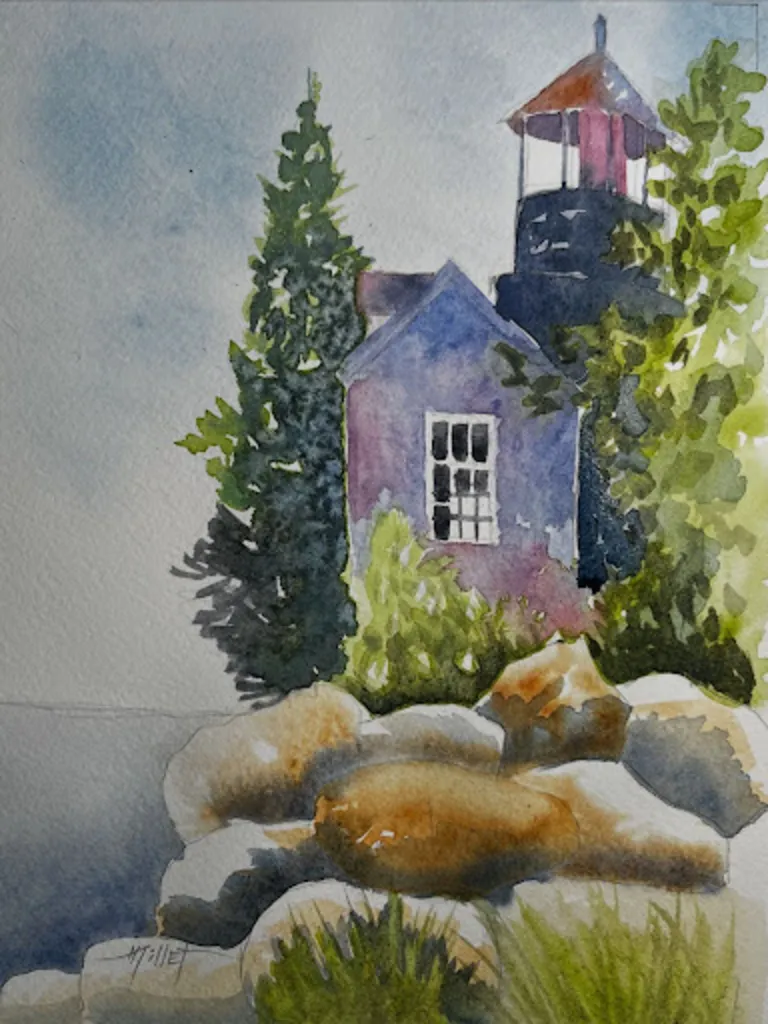 Summer Watercolor Painting