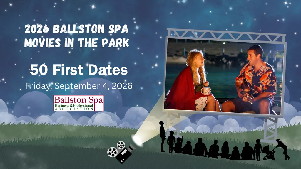 Ballston Spa Movies in Park: 50 First Dates