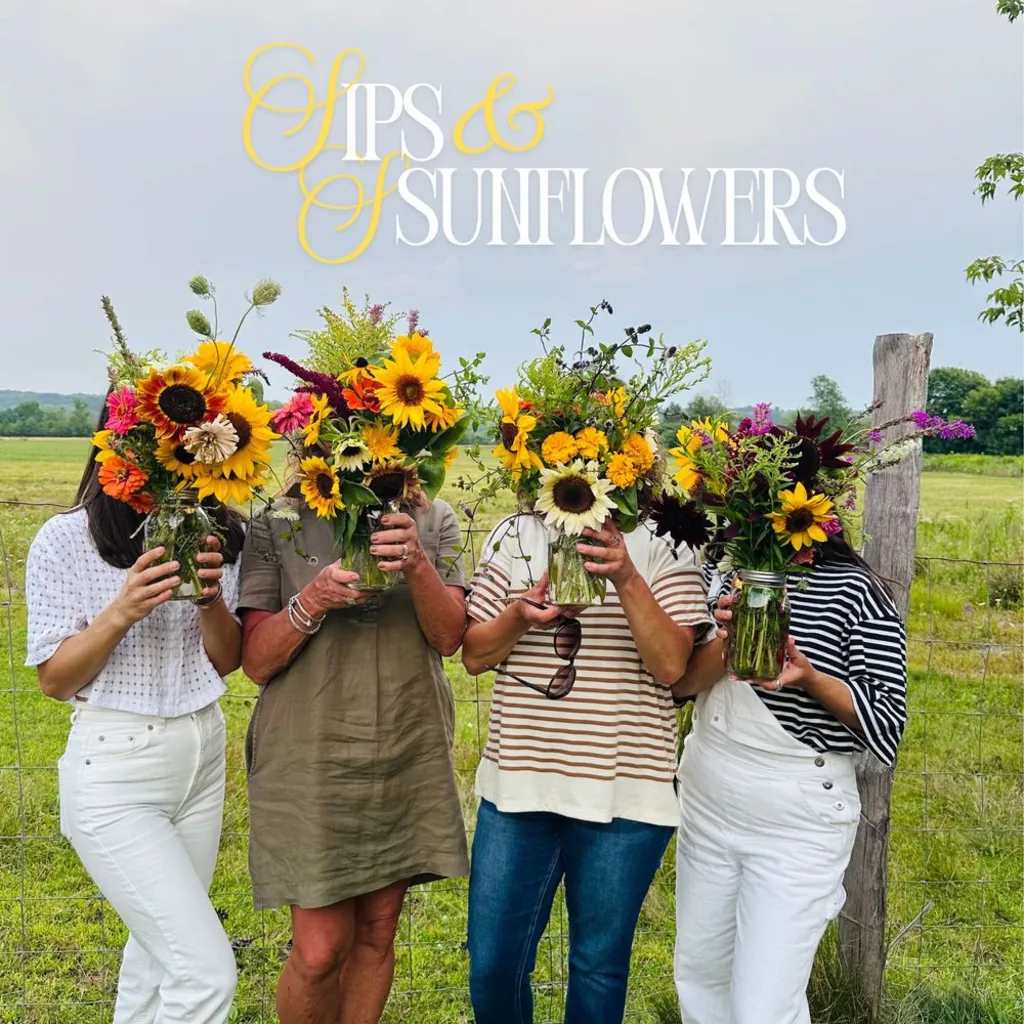 Sips & Sunflowers: A Golden Hour Gathering