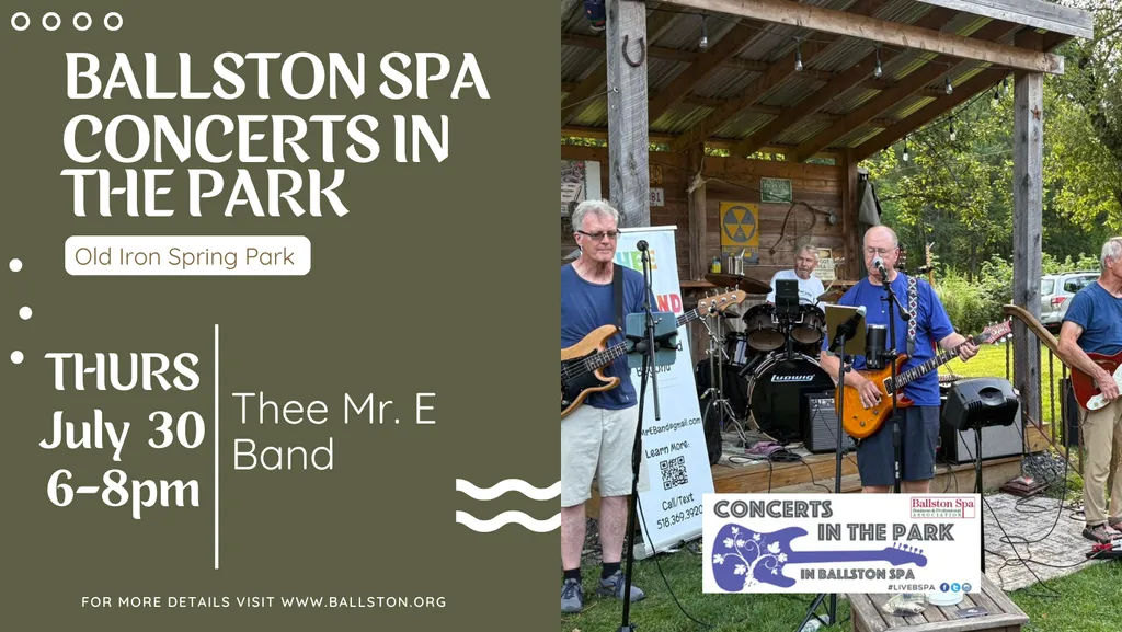 CANCELLED: Ballston Spa Concert in the Park: Thee Mr. E Band
