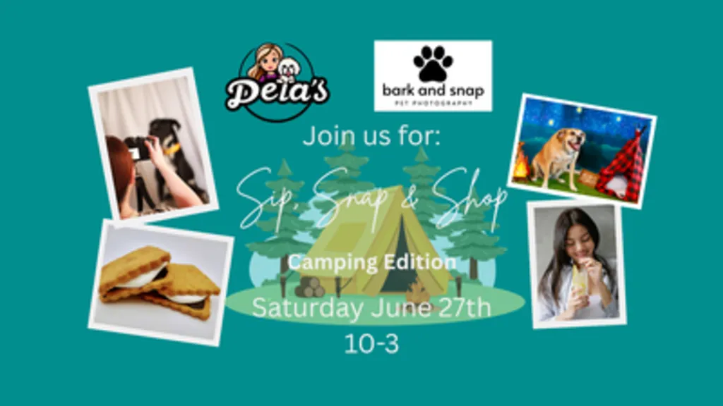 Sip, Snap & Shop: Camping Edition