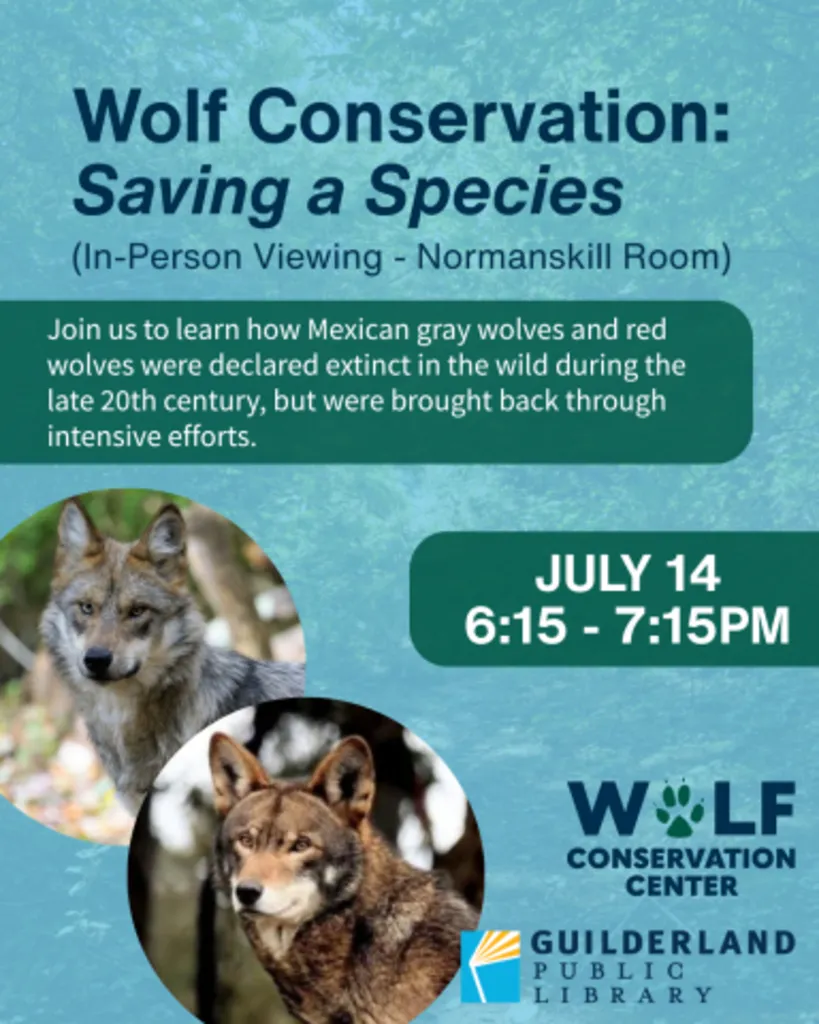 Wolf Conservation: Saving a Species (In-Person Viewing)