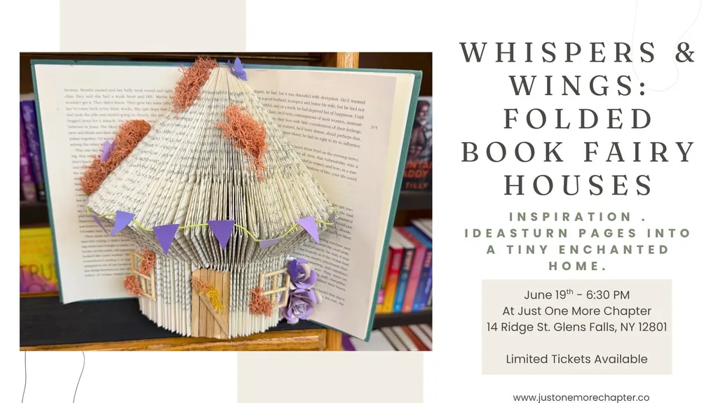 Whispers & Wings: Folded Book Fairy Houses