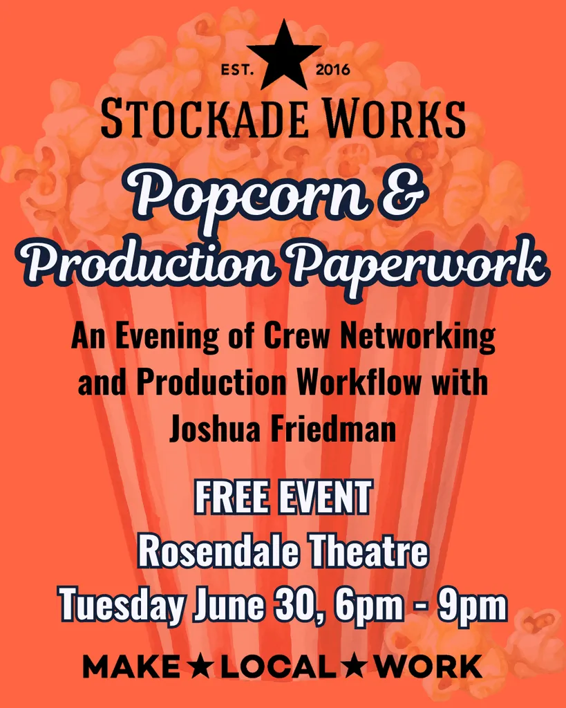 Stockade Works – Popcorn & Production Paperwork