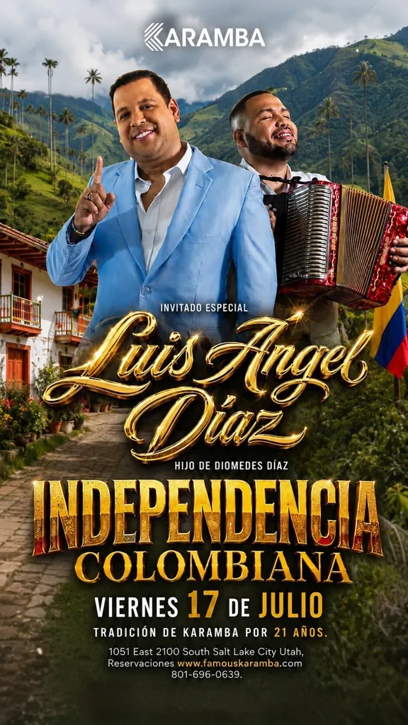 Independencia colombiana con luis ángel Diaz