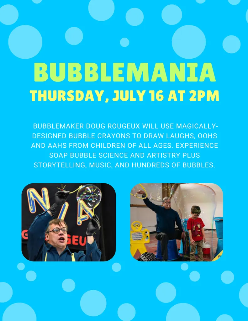 Bubblemania (Summer Reading) @ Paine
