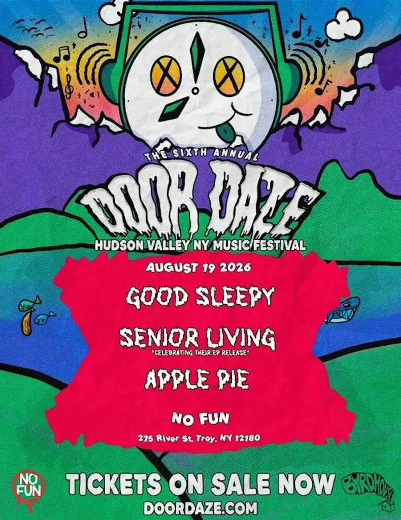 SHOW MOVED TO EL DORADO. Door Daze Fest Day 1: Good Sleepy / Senior Living (EP Release) / Apple Pie