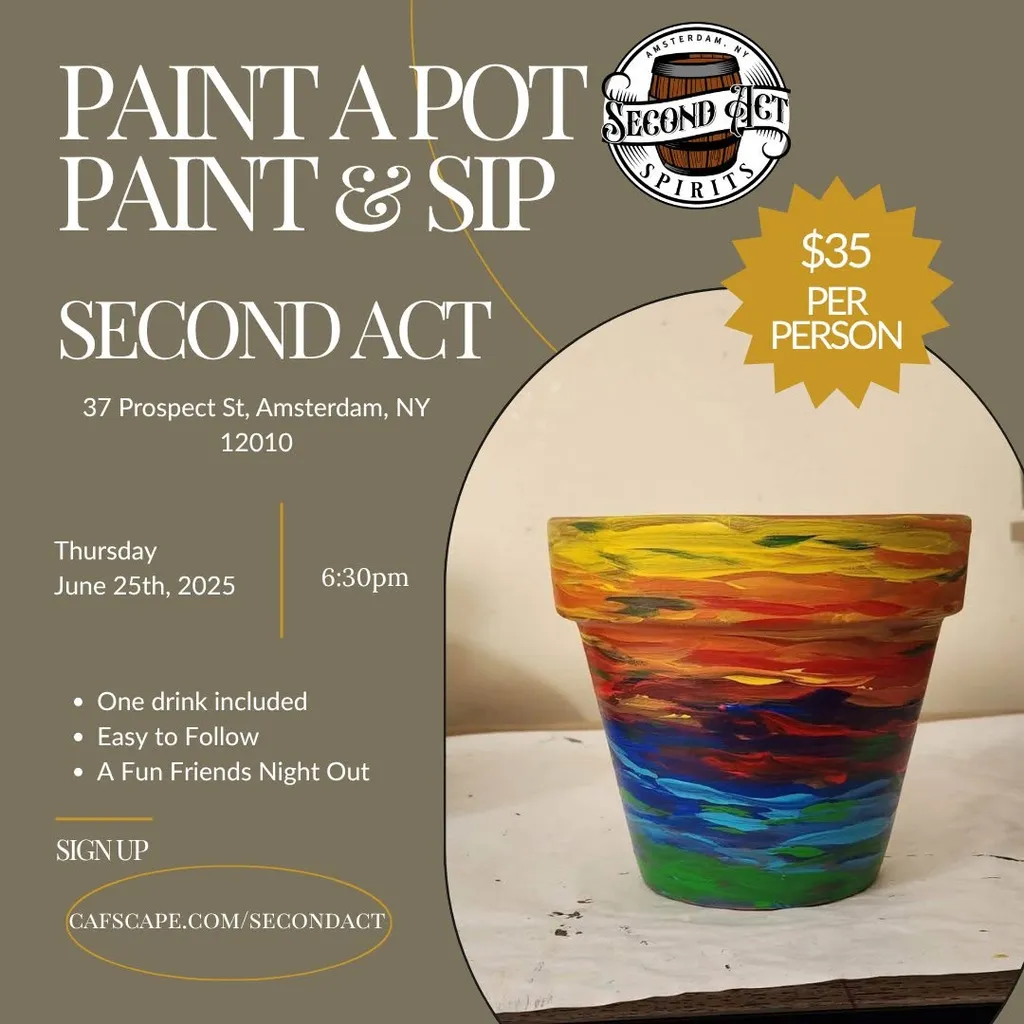 Paint a Pot & Sip