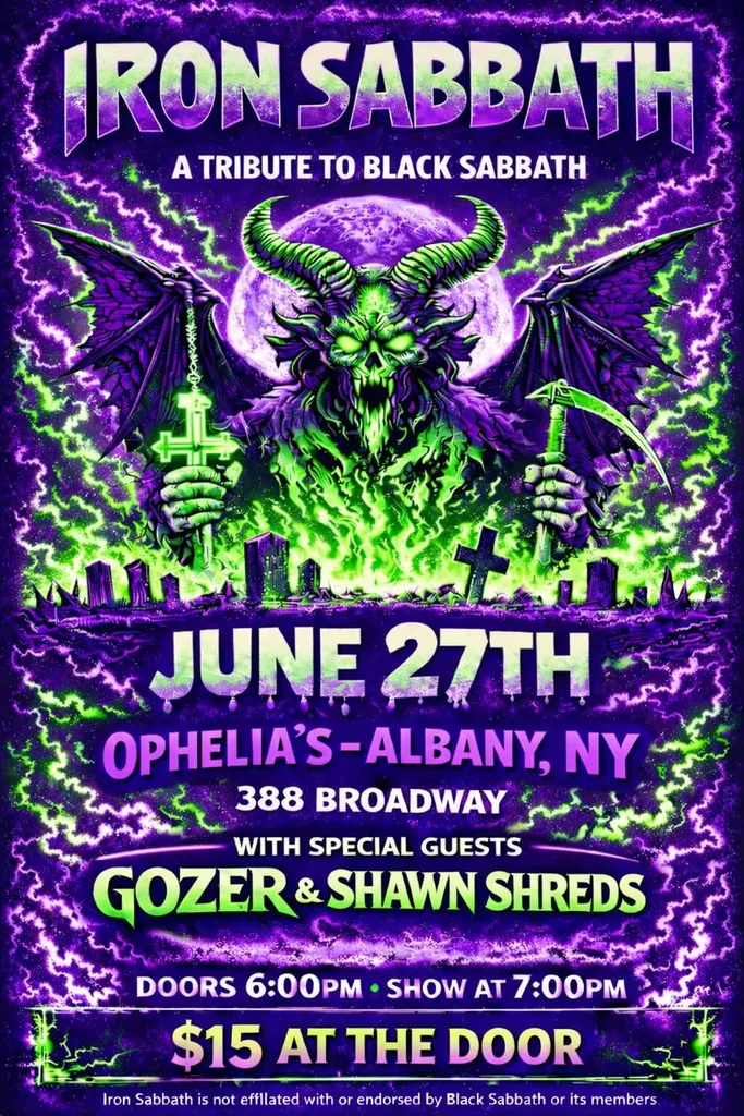IRON SABBATH - Ophelia's On Broadway