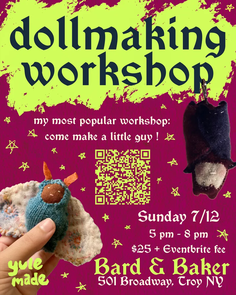 Dollmaking Workshop w/Yule Made