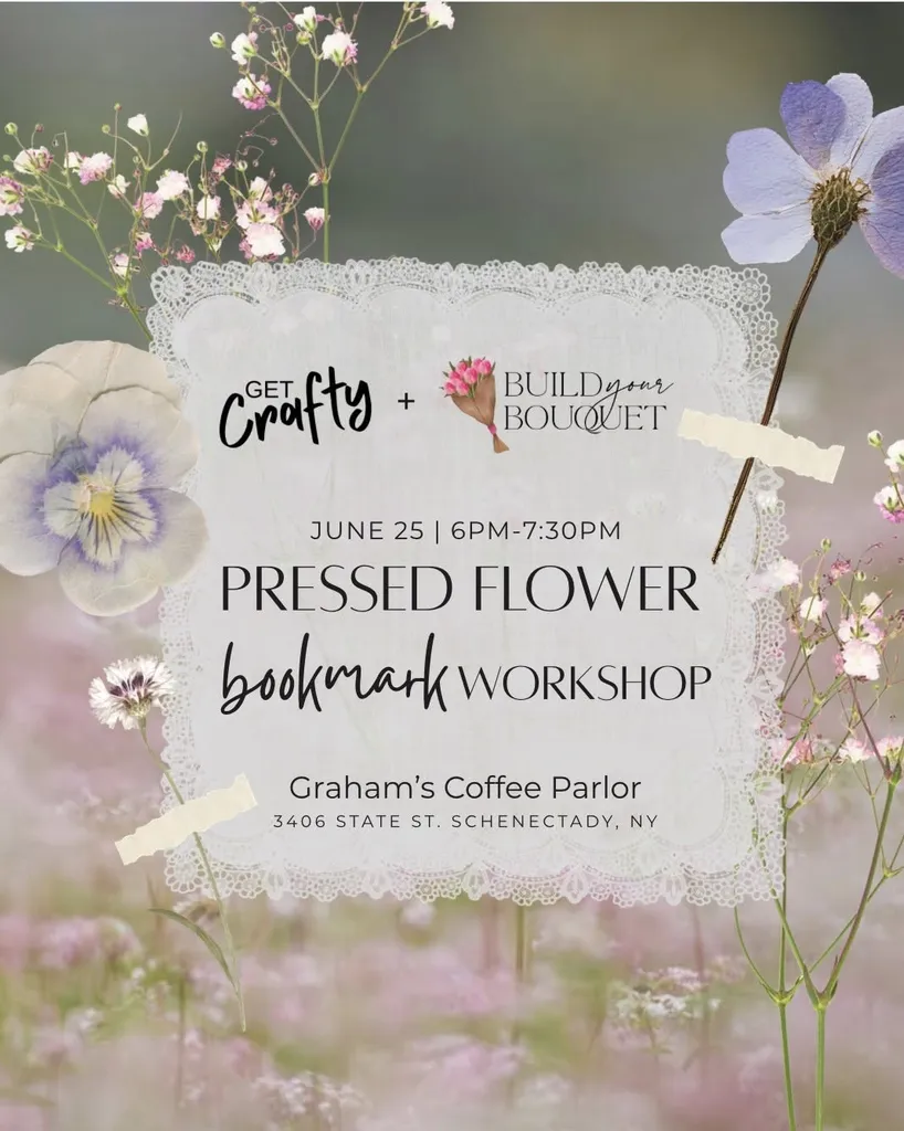 Pressed Flower Bookmark Workshop
