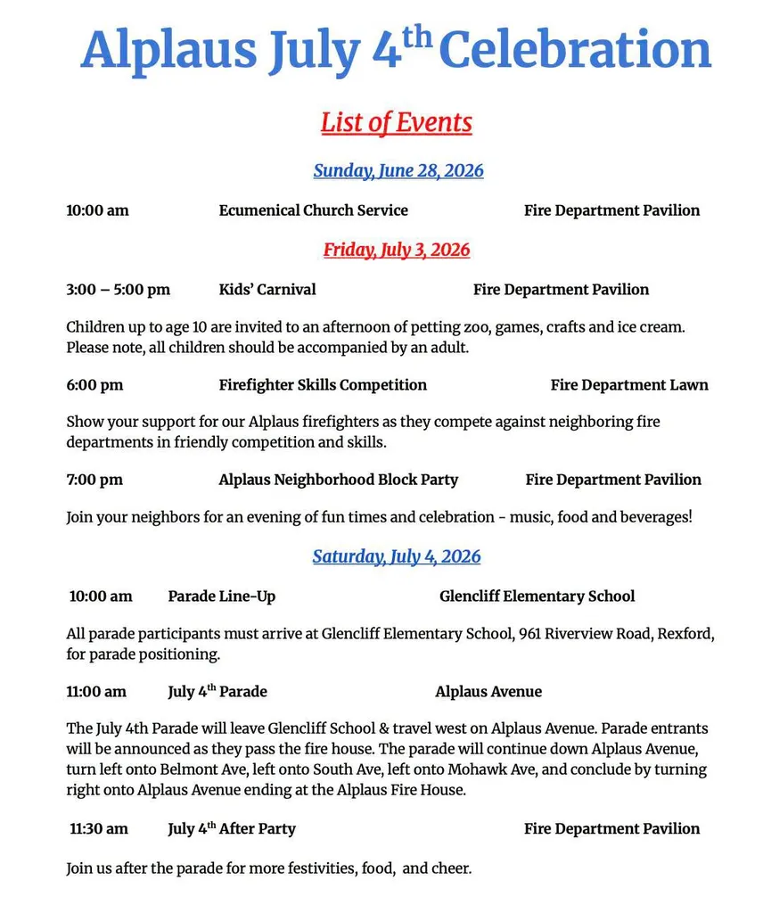 Alplaus July 4th Celebration: Firefighter Skills Competition