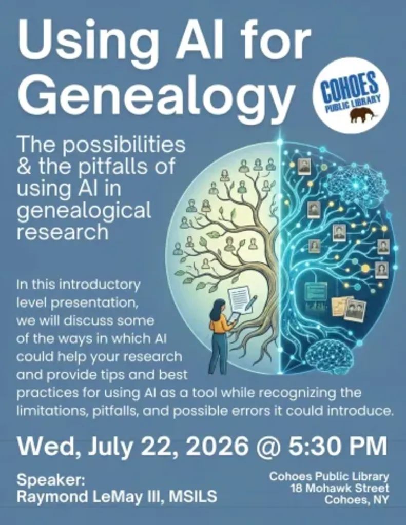 Using AI for Genealogy: The Possibilities & The Pitfalls