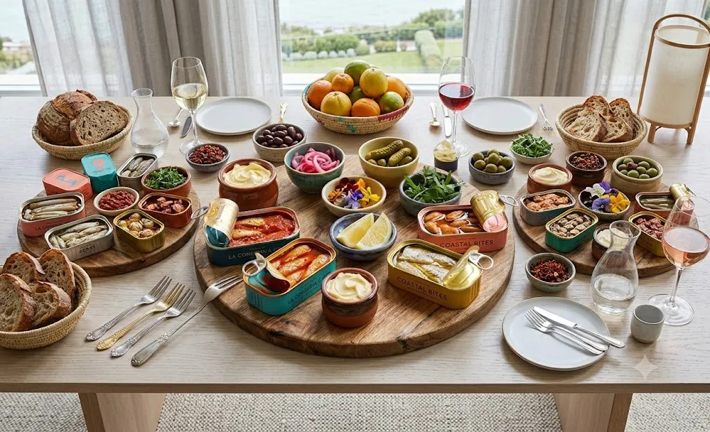 Chef Hosted: Tinned Fish, Wine & Little Luxuries, 21+ (August 21)