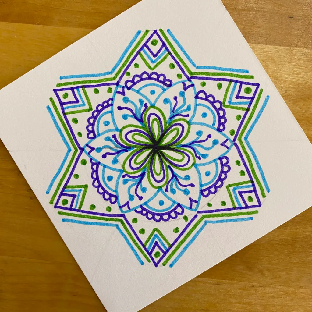Pattern and Mandala Drawing Workshop 7/21/26 @ 6:30 pm (Provides 12 meals)
