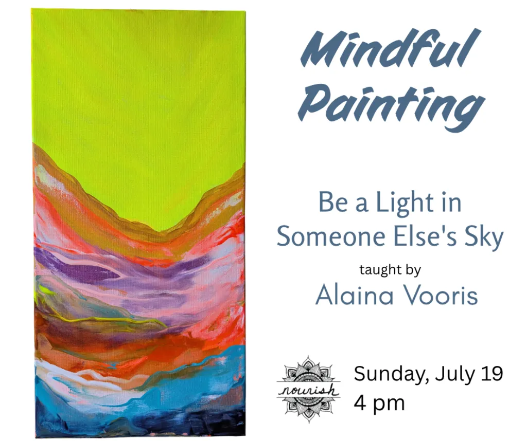 Mindful Painting 7/19/26 @ 4 pm (provides 12 meals)