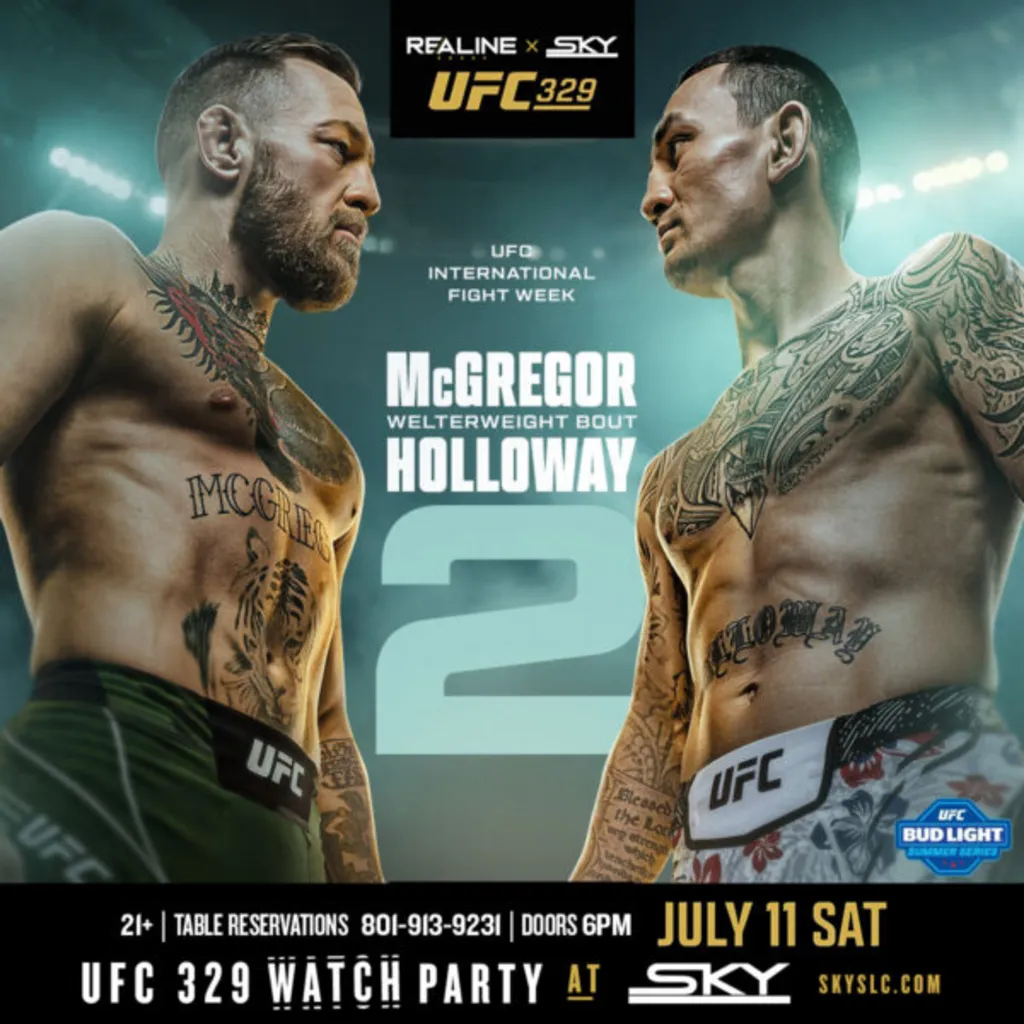 FIGHT NIGHT: McGregor vs. Holloway Watch Party