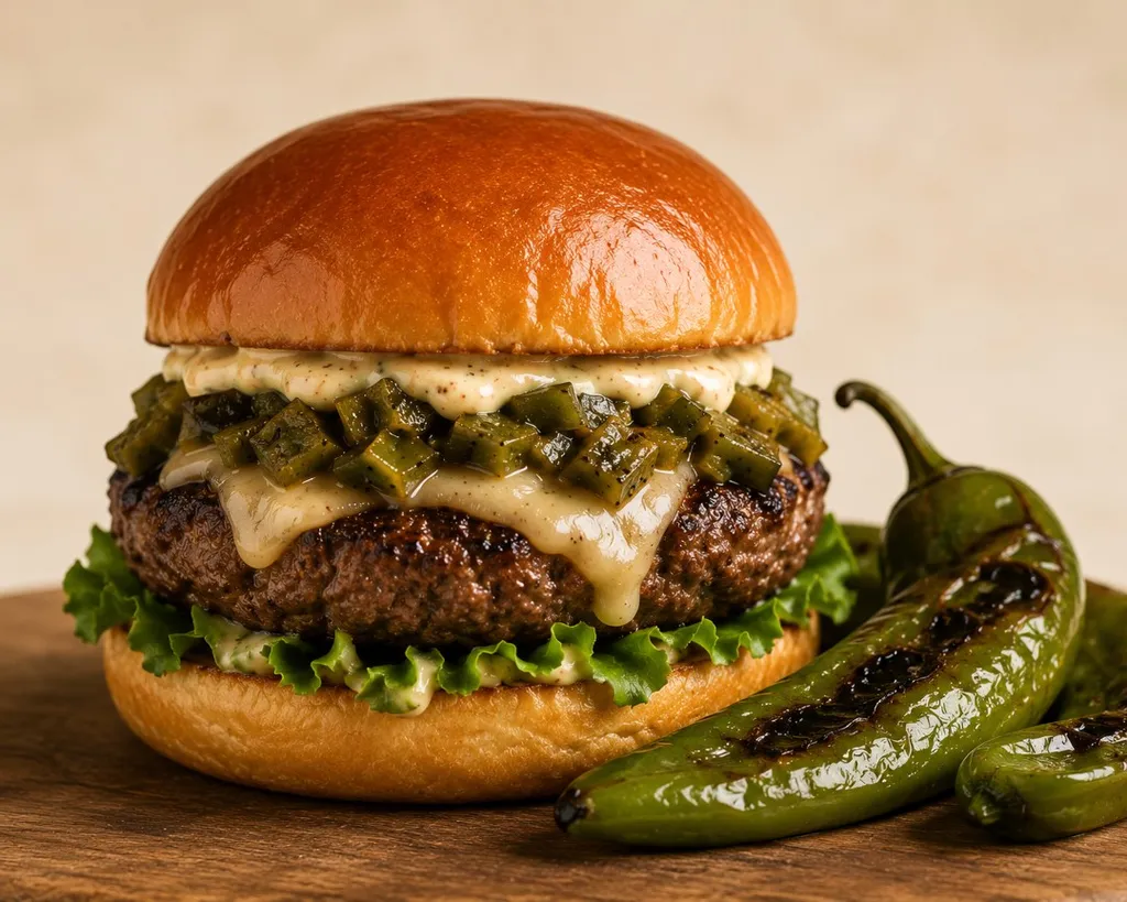 Hatch Chile Burgers (August 19)