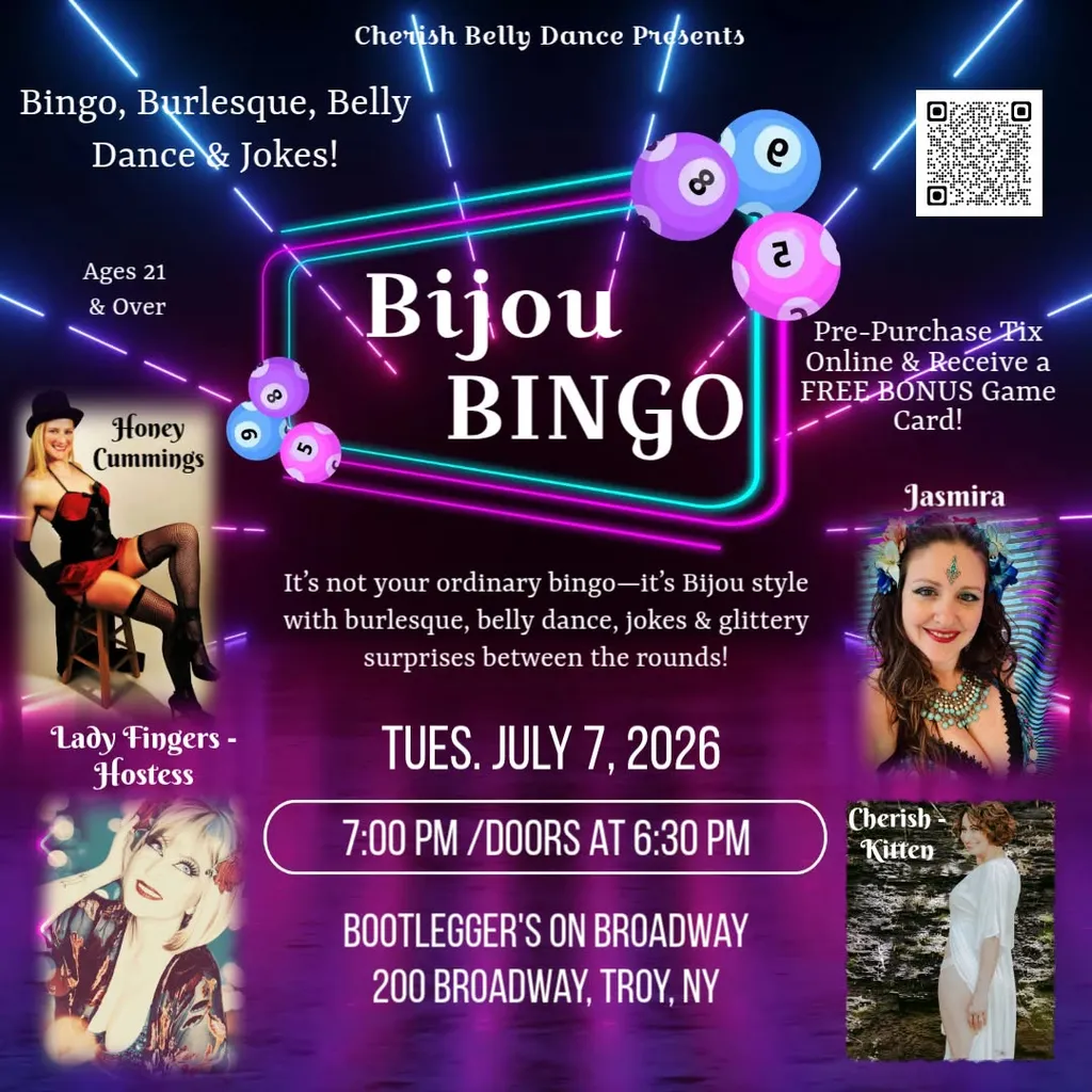Bijou BINGO at Bootlegger's!