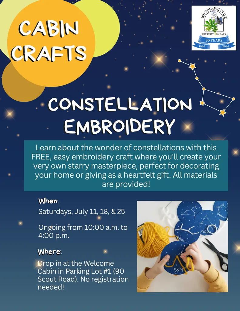 Cabin Crafts | Constellation Embroidery