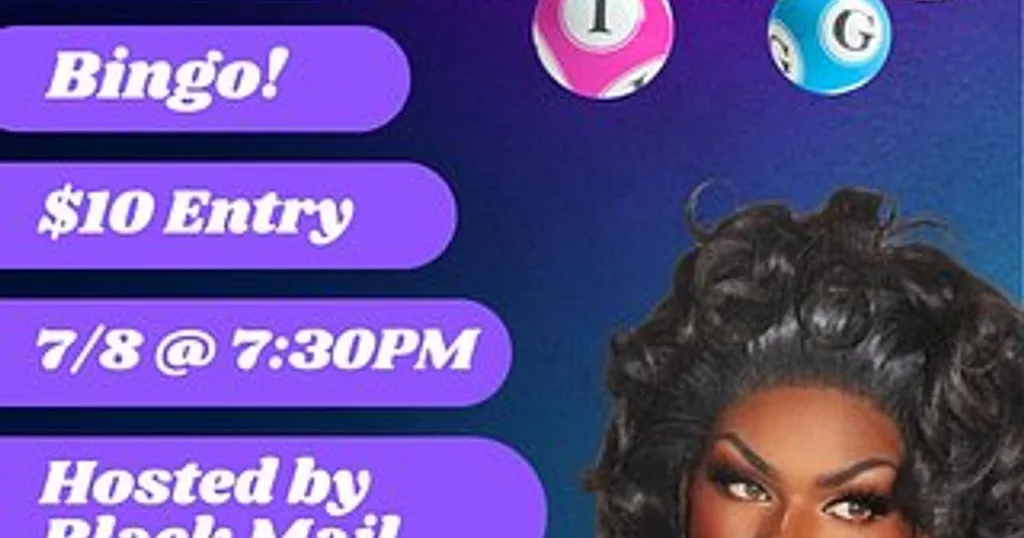 Drag Bingo with Black Mail!